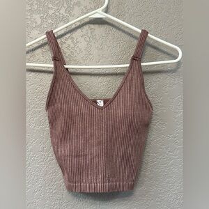 Wishlist Ribbed Dusty Rose Camisole